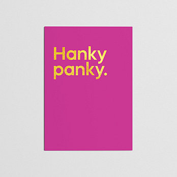 Madonna Hanky Panky Card