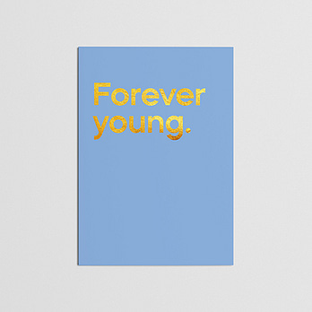 Rod Stewart Forever Young Card