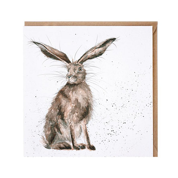 Wrendale Hare Greeting Card