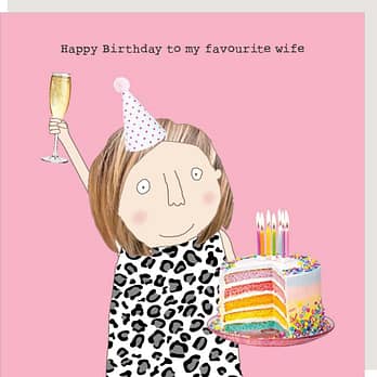 Favourite Wife Birthday Card
