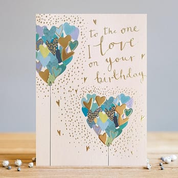 To The One I Love Husband Birthday Card