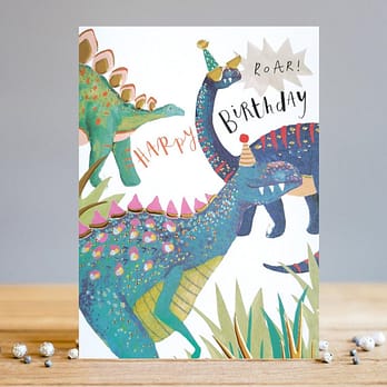 Dinosaur Happy Birthday Card