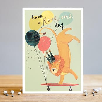 Have a Roarsome Day Birthday Card