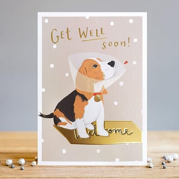 Dog Get Well Soon Card