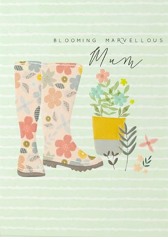 Blooming marvellous mum card