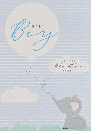 Baby boy card