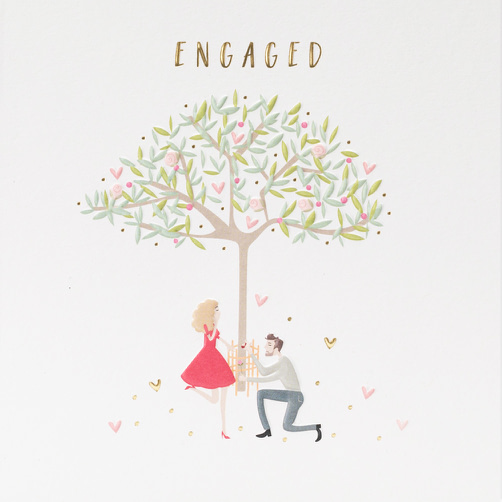 engagement card