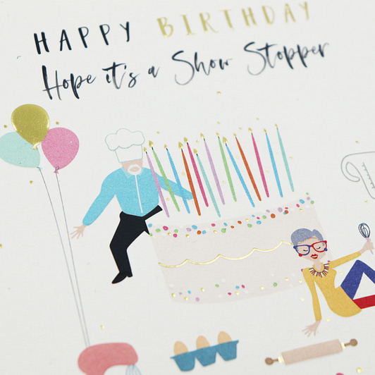 Show stopper birthday card