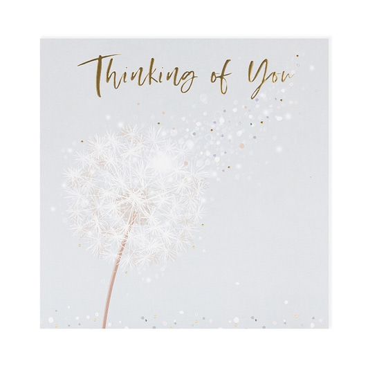 Dandelion thinking of you card