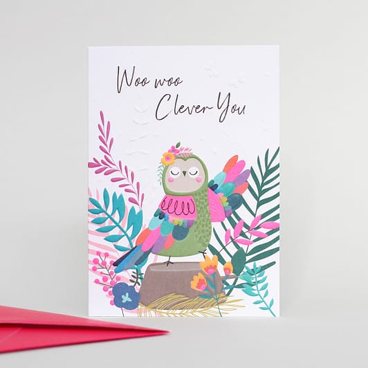 Clever you congratulations card