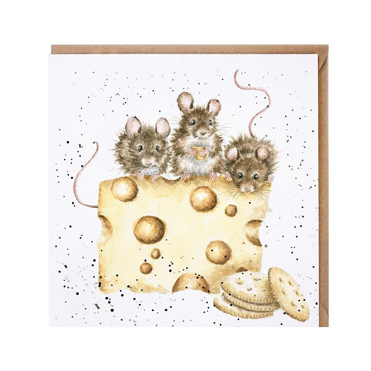 Crackers About Cheese Wrendale Design Card