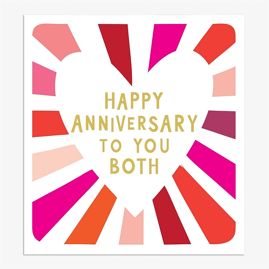 Happy Anniversary to you both card