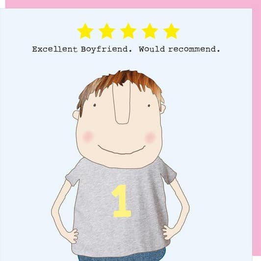 Excellent Boyfriend Review Card
