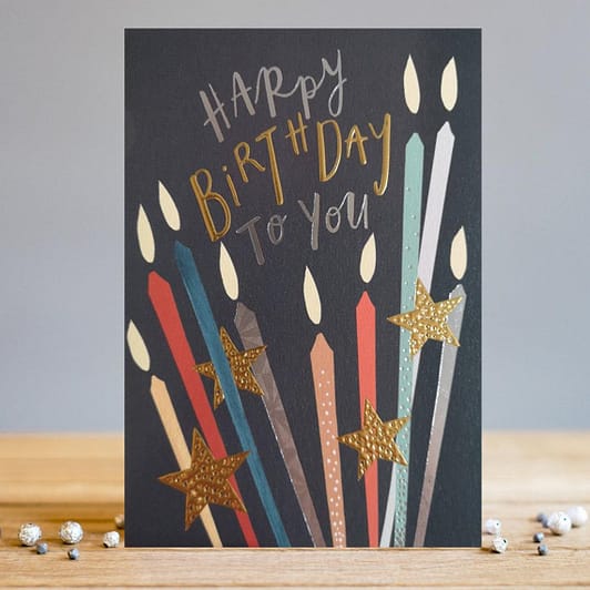 Candles Happy Birthday To You Card